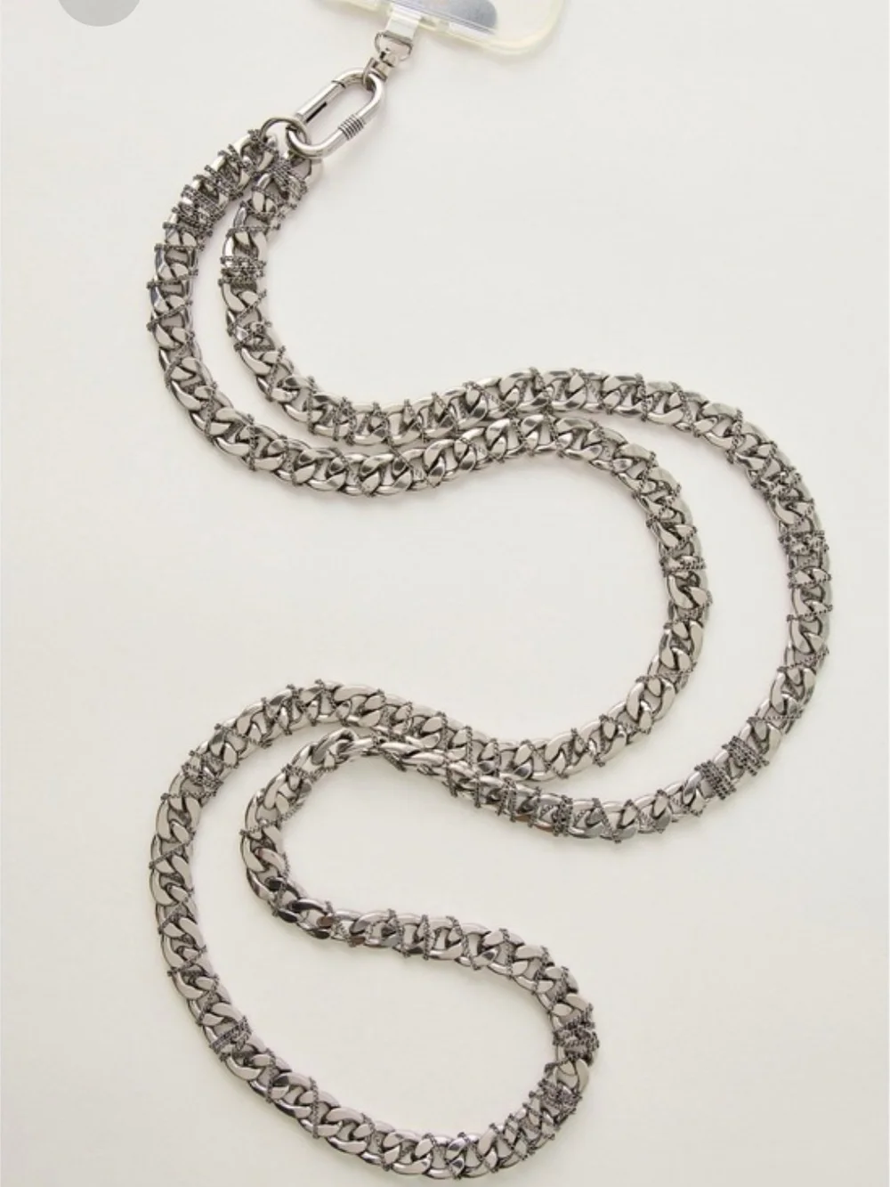 Free People Chunky Chain Phone Crossbody Lanyard